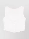 Rotate Birger Christensen Organic-cotton Tank Top In Gray