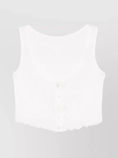 ROTATE BIRGER CHRISTENSEN BUTTONED FRONT TANK TOP