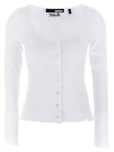 ROTATE BIRGER CHRISTENSEN ROTATE BIRGER CHRISTENSEN 'BUTTONED LS' TOP