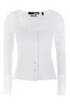 Rotate Birger Christensen Buttoned Ls Tops