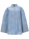Rotate Birger Christensen Camicia Oversize Con Dettoglio Floreale In Blue