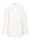 Rotate Birger Christensen Oversized Shirt In White
