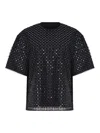 Rotate Birger Christensen T-shirt Made Of  Polyester In Black