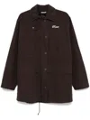 Rotate Birger Christensen Canvas Jacket In Brown