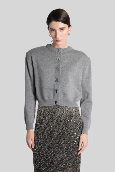 Rotate Birger Christensen Cardigan In Gray