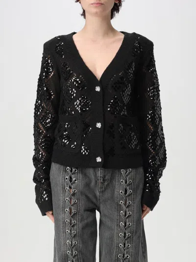 ROTATE BIRGER CHRISTENSEN CARDIGAN ROTATE WOMAN COLOR BLACK,G44268002