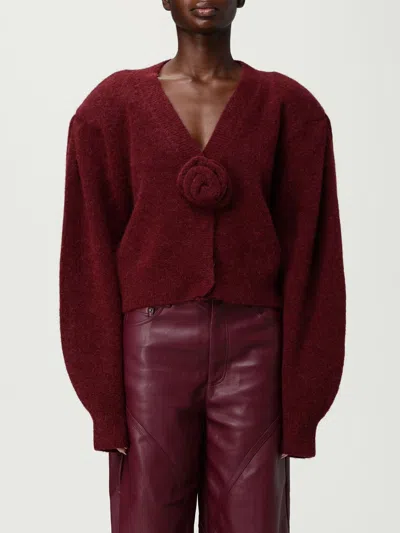 ROTATE BIRGER CHRISTENSEN CARDIGAN ROTATE WOMAN COLOR RED,H25370014