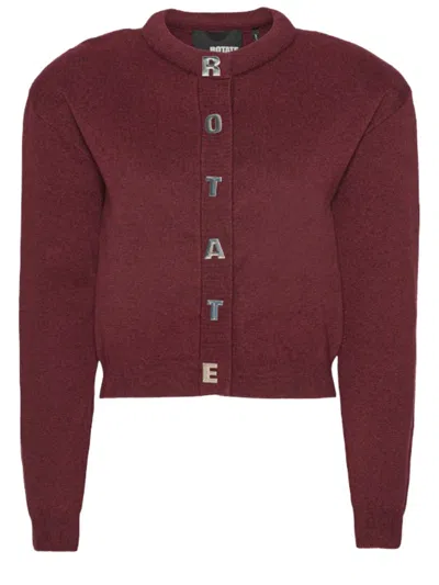 Rotate Birger Christensen Cardigan With Letters