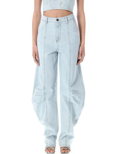 ROTATE BIRGER CHRISTENSEN ROTATE BIRGER CHRISTENSEN CARGO DENIM PANTS