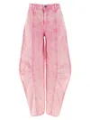 Rotate Birger Christensen Rotate Birgerchristensen Baloon Denim In Pink