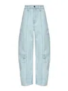 Rotate Birger Christensen Cargo Jeans In Blue