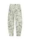 Rotate Birger Christensen Cargo Jeans With Print