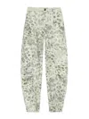 Rotate Birger Christensen Cargo Jeans With Print In White