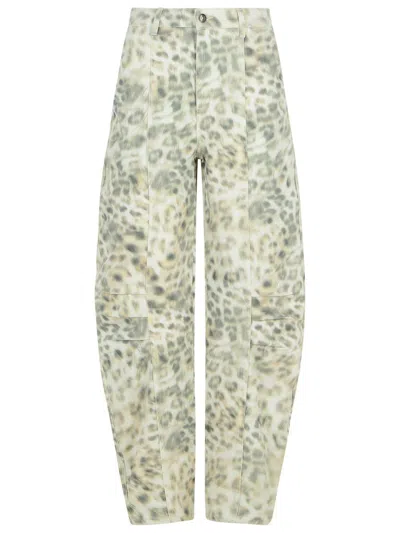 ROTATE BIRGER CHRISTENSEN ROTATE BIRGER CHRISTENSEN 'CARGO' MULTICOLOR COTTON JEANS