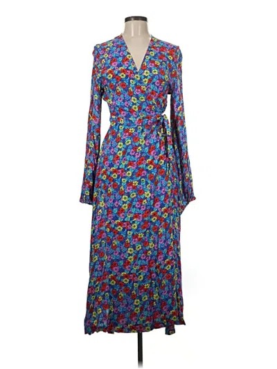 Pre-owned Rotate Birger Christensen Casual Dress In Blue