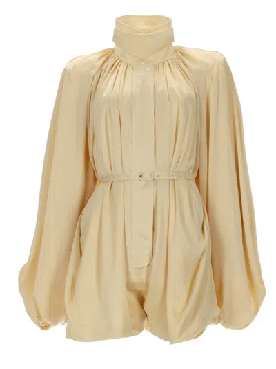 Rotate Birger Christensen Chic Jumpsuit For Women - Ss26 Collection In Yellow