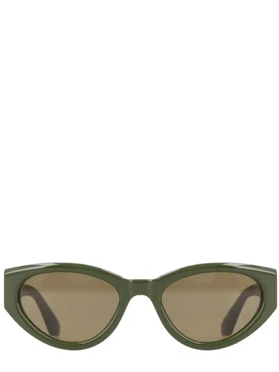 Rotate Birger Christensen Chic Women's Mini Acetate Sunglasses In Green