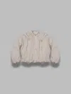 Rotate Birger Christensen Chiffon Bomber Jacket In Neutral