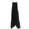Rotate Birger Christensen Flared Sleeveless Dress In Black