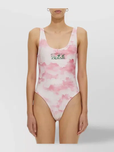 ROTATE BIRGER CHRISTENSEN "CISMIONE" HIGH-CUT ONE-PIECE SWIMSUIT