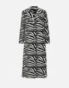Rotate Birger Christensen Long-sleeved Coat In Black