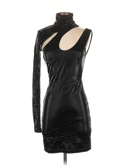 Pre-owned Rotate Birger Christensen Cocktail Dress In Black