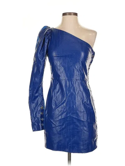 Pre-owned Rotate Birger Christensen Cocktail Dress In Blue