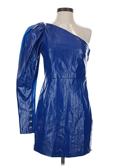 Pre-owned Rotate Birger Christensen Cocktail Dress In Blue