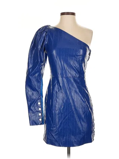 Pre-owned Rotate Birger Christensen Cocktail Dress In Blue
