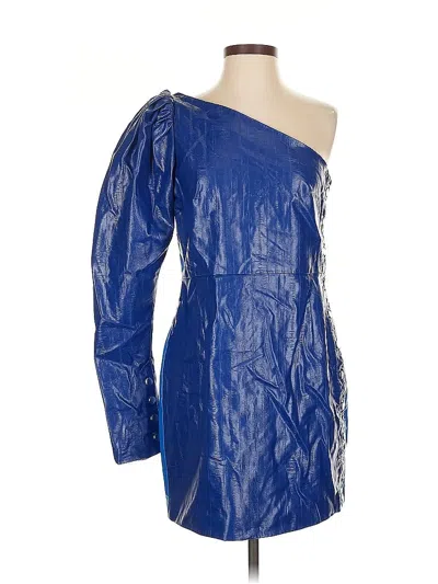 Pre-owned Rotate Birger Christensen Cocktail Dress In Blue