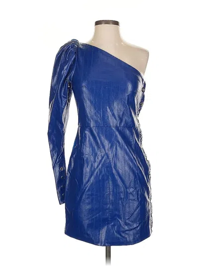 Pre-owned Rotate Birger Christensen Cocktail Dress In Blue