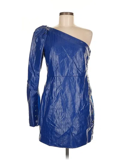 Pre-owned Rotate Birger Christensen Cocktail Dress In Blue