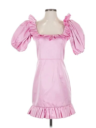 Pre-owned Rotate Birger Christensen Cocktail Dress In Pink