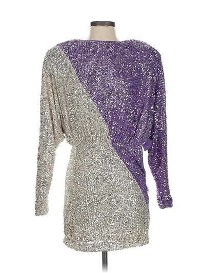 Pre-owned Rotate Birger Christensen Cocktail Dress In Purple