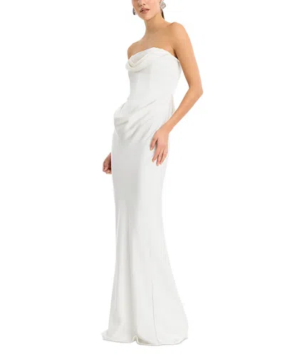 Rotate Birger Christensen Corsage Long Dress In White