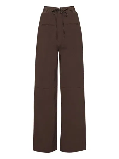 Rotate Birger Christensen Corset Suiting Pants Rotate In Brown