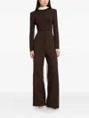 Rotate Birger Christensen Corset Tailored Trousers In Brown
