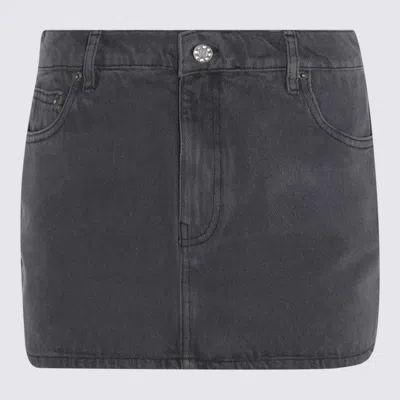ROTATE BIRGER CHRISTENSEN COTTON DENIM SKIRT