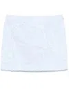 Rotate Birger Christensen Cotton Mini Skirt In Blue