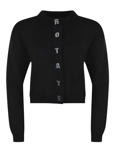 Rotate Birger Christensen Cardigan In Cotton
