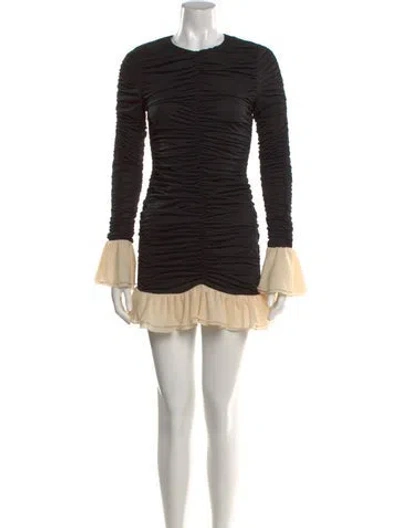 Pre-owned Rotate Birger Christensen Crew Neck Mini Dress