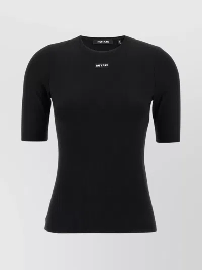 ROTATE BIRGER CHRISTENSEN CREW NECK SHORT SLEEVE T-SHIRT