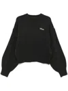 Rotate Birger Christensen Crew-neck Sweater In Grey