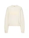 Rotate Birger Christensen Pullover Mit Rundem Ausschnitt In White