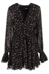 Rotate Birger Christensen Rotate Allover Printed Mini Dress In Tap Shoe Comb