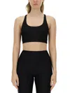 Rotate Birger Christensen Rotate Birgerchristensen Crop Top In Black