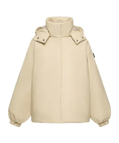 Rotate Birger Christensen Cropped Bomber Jacket In Neutral
