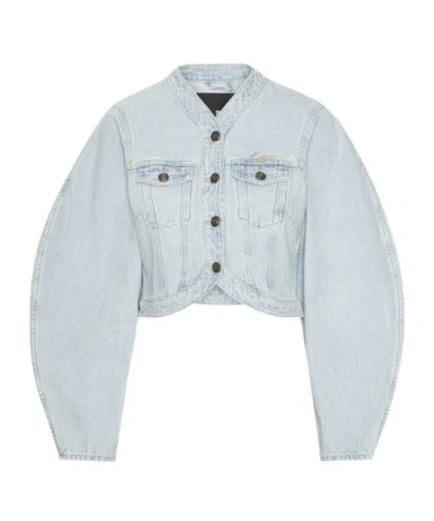 Rotate Birger Christensen Cropped Denim Jacket