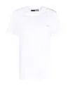 Rotate Birger Christensen Boxy Lasercut T-shirt In White