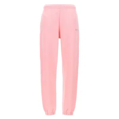 ROTATE BIRGER CHRISTENSEN CRYSTAL LOGO EMBROIDERED TRACK PANTS